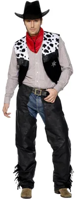 Produktbild von Smiffys Cowboy Costume, Black Halloween und Karneval