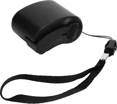 Obrázek produktu pro USB ruční klika nabíječka telefonu přenosné napájení pro venkovní turistiku kempování černá
