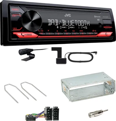 Produktbild von JVC KD-X272DBT Digitalradio USB MP3 Einbauset für Renault Kangoo KC Laguna 1 2