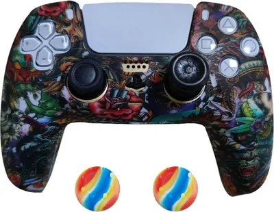 Produktbild von König Design Hülle kompatibel mit PlayStation PS5 Kunststoff Full Cover Handyhülle - Case Motiv 5