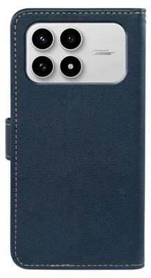 Obrázok produktu pre Avizar, puzdro s peňaženkou pre Xiaomi Poco F8 Pro, s textúrou ako koža, ochrana proti RFID, modrej farby