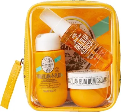 Immagine prodotto di Cheirosa 62 Profumo Mist 30 ml/Brazilan 4 play Shower Cream Gel 90 ml/Crema Bum Bum 50 ml Sol De Janeiro Bum Bum Body Care Set