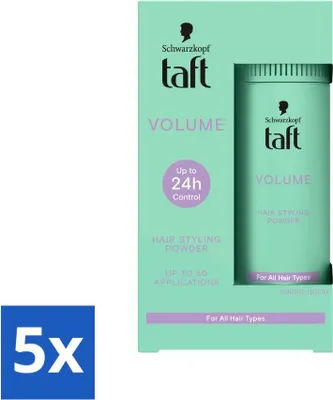 Imagen del producto de Taffeta - Volumen - Polvo para el cabello - Volumen instantáneo - 10 g - Paquete económico - 5 unidades