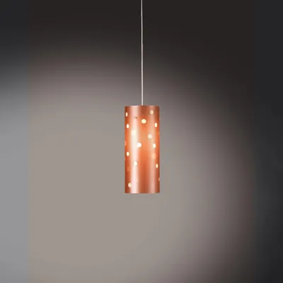Image de Suspension moderne 1 lumière Polilux Polychrome Polilux Polychrome Cuivre  Italy