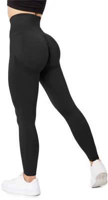 Produktbild von Bellivalini Sport Leggings Damen High Waist Po Push Up Gym Fitness BLV50-255 (Schwarz, M)