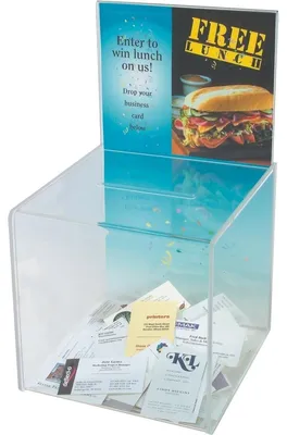 Immagine prodotto di deflecto 66001EU deflecto Aktionsbox, aus Acryl, glasklar