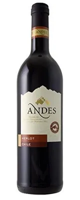 Immagine prodotto di Andes Merlot Cile (1 bottiglia da 0,75 l)