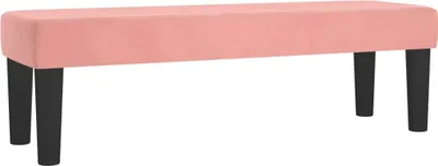 Obrázok produktu pre vidaXL Lavica ružová 100x30x30 cm Velvet