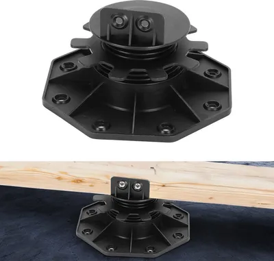 Immagine prodotto di Jopassy supporto piedistallo 30-60 MM per tavole da decking per esterni in legno WPC Altezza regolabile sottostruttura in plastica capannone da giardino terrazza set completo 30-60 MM 30 pezzi