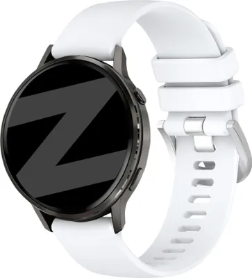 Produktbild von Bandz Silikonarmband „Wave“, passend für Garmin Vivoactive 4s / Vivomove 3s / Venu 4 (41 mm) / Venu 3s / Venu 2s / Forerunner 265s – Schwarz