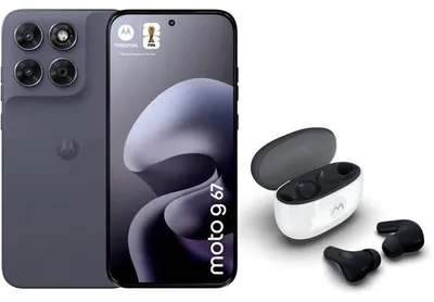 Obrázek produktu pro MOTOROLA Pack G67 5G 256GB, šedá barva + sluchátka