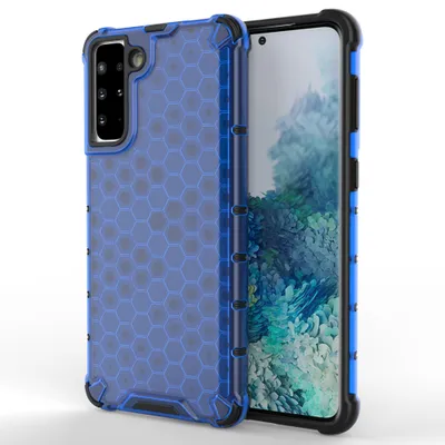 Produktbild von Honeycomb Etui Case Hlle fr Samsung Galaxy S21+ Blau