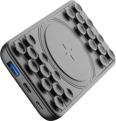 Produktbild von Cellularline OCTOPUS Wireless Power Bank 10000 - Power Delivery, 10000 mAh, Lithium Polymer (LiPo), Quick Charge 3.0, Kabelloses Aufladen, 3,7 V, 18 W