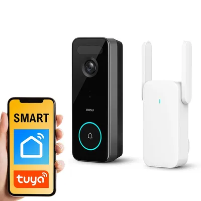 Produktbild von Video-Gegensprechanlage mit Audio IP Aosu 2K 5MP Tuya Voice Modulator Home Security Überwachungskamera