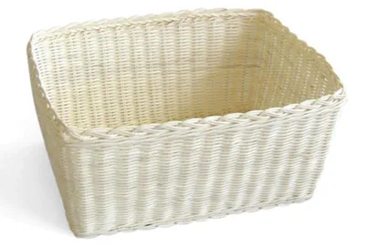 Immagine prodotto di Cestina Rettangolare 37xh18x27 cm in Rattan Naturale