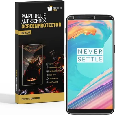 Produktbild von 2x Panzerfolie für OnePlus 5T ANTI-SCHOCK Displayschutzfolie Displayfolie KLAR