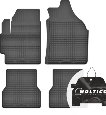 Produktbild von Gummimatten mit Rand Auto Fußmatten Gummi Automatten Passgenau 4-teilig Set - passend für Saab 9-3 I 1998-2003