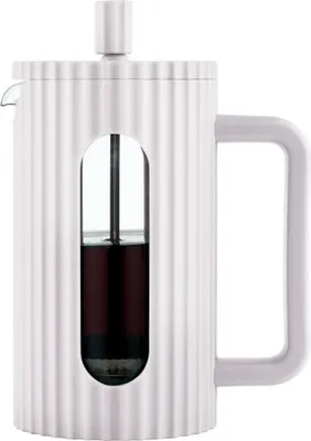 Produktbild von Glas French Press Tee-Kaffeebereiter 600 ml Creme KLAUSBERG KB-7748