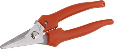 Produktbild von Gartenschere aus rostfreiem Nirosta Stahl, 150 mm, mit ergonomischen Griffen und gerader Klinge