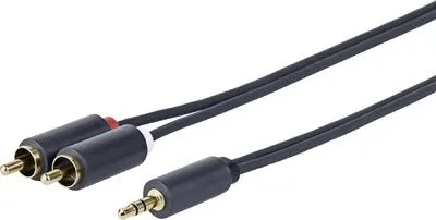 Image de VivoLink PROMJRCA15 15m 3.5mm 2 x RCA Noir Câble audio (PROMJRCA15)
