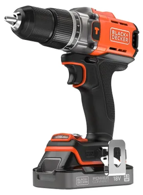 Produktbild von Black&Decker Akku-Schlagbohrschrauber BCD383D1XC 2Ah 18V
