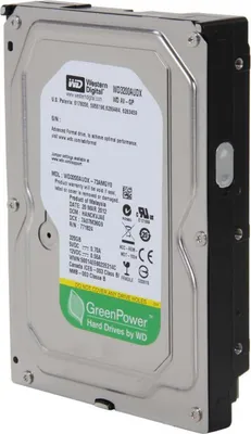 Produktbild von Western Digital WD AV-GP, SATA, 320 GB, 8,89 cm (3.5"), 3,7W, 3,7W, 2,6W