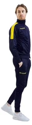 Immagine prodotto di Givova - Tuta da allenamento "Tuta Revolution" da uomo PP10607 (XS) (blu navy scuro)