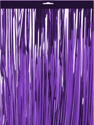 Image de Rideau de guirlandes 3 x 1 m, violet