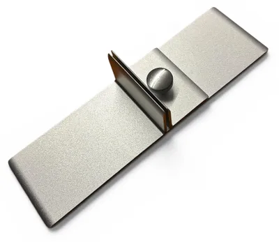 Produktbild von Standfuß PRO aus Aluminium, sehr leicht, 30x8.5x6 cm für ErgoSpiegel