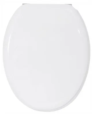 Produktbild von MSV 3700703990031, Verlängert, Harter Toilettensitz, Weiß, MDF-Platten, 365 mm, 425 mm