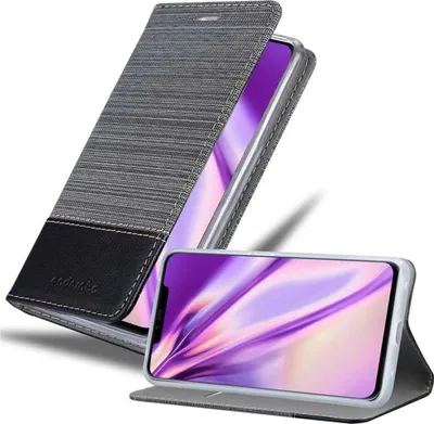 Zdjęcie produktu dla Etui ochronne Cadorabo do Huawei MATE 20 PRO w kolorze szarym etui na telefon komórkowy pokrowiec na książkę