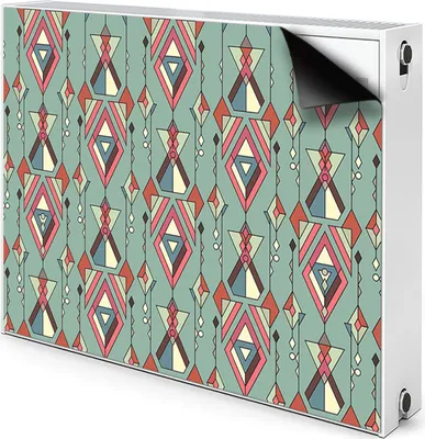 Produktbild von Magnet Heizkörper Heizkörper-Abdeckung Heizkörperabdeckung 100x60 cm  - Muster, Aztec