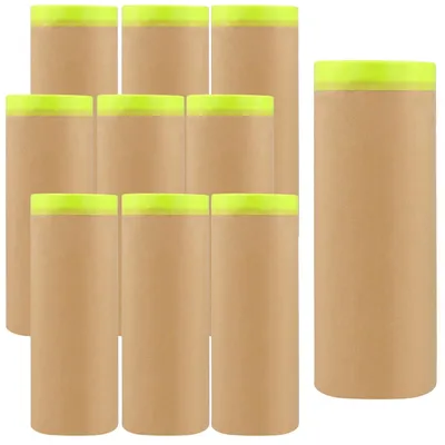 Imagen del producto de Película protectora autoadhesiva, 30 cm x 15 m, con cinta adhesiva, para reformas