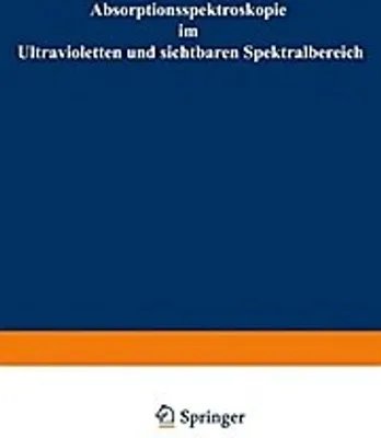 Obrázek produktu pro Absorptionsspektroskopie im Ultravioletten und sichtbaren Spektralbereich