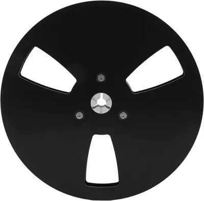 Productafbeelding van Lege Spoel - Tape Reel - Audio Opnemen - Aluminium Constructie - 7 Inch Diameter - Zwart