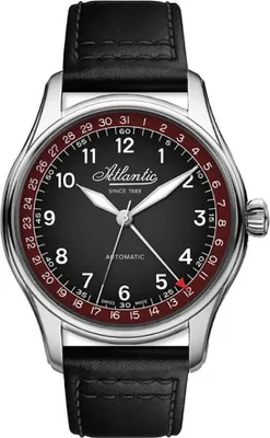 Produktbild von Uhr Atlantic Herren Schwarz atlantic-52782.41.93