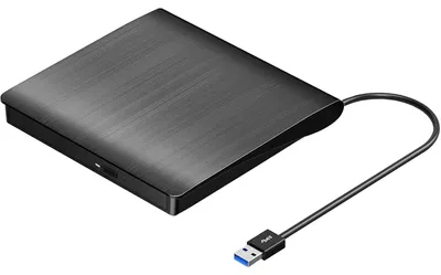 Productafbeelding van Qost - Externe CD/DVD Speler - USB 3.0 - CD-Rom Disk Lezer & Brander - USB DVD speler - Externe DVD brander - Plug & Play - Geschikt Voor Windows, Linux & Mac, AI-gegenereerde afbeelding