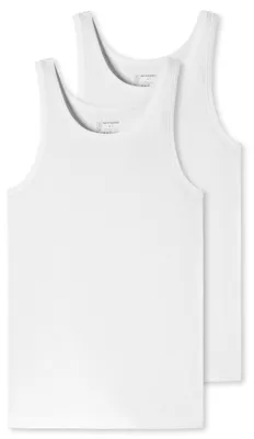 Produktbild von SCHIESSER 2PACK Unterhemd 100 weiss M