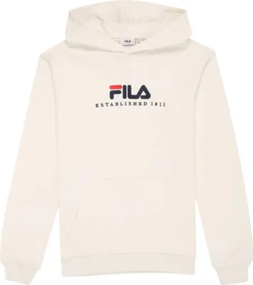 Produktbild von Herren Hoodie Weiß aus Baumwolle: Regular Fit mit Stickerei