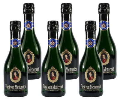 Obrázok produktu pre 12 x 0,2 l | Fürst von Metternich sekt suchý Piccolo fľaše | 12,5 % obj.