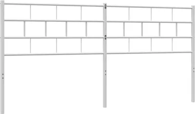 Produktbild von vidaXL Ersatz-Kopfteil Metall Weiß 180 cm