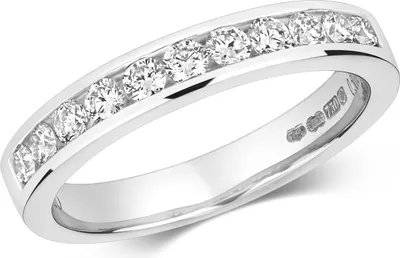 Produktbild von Funkelndes Feuer 18 Karat (750) Weißgold Damen - Diamant Ring Brillant-Schliff 0.50 Karat GH - SI2, 51 (16.2); TRS3217018KWRSL
