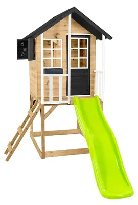 Produktbild von Zwerkules Holli 1 Kinder Stelzenhaus mit Rutsche Holz