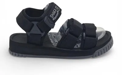 Zdjęcie produktu dla SHAKA NEO BUNGY Sandały damskie tekstylne czarny EX159 - Rozmiar: 38