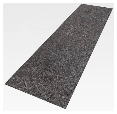Produktbild von XXL Tischläufer aus hochwertigem Filz mit Designmuster-Prägung, modern, dunkelgrau (+ weitere Farben), ca. 40x150cm, abwaschbar.