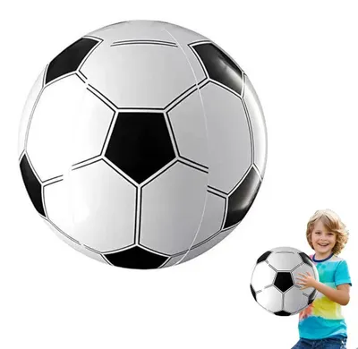 Imagen del producto de Pelota inflable para la playa, bicolor ( y blanco), de 27 cm de diámetro, ideal para piscina y playa