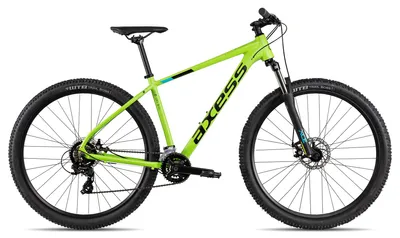 Produktbild von Axess SANDEE robustes Hardtail Mountainbike für Einsteiger 29 Zoll Grün 19 Zoll
