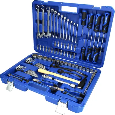 Immagine prodotto di BRILLIANT TOOLS Valigetta portautensili universale da 94 pezzi, acciaio