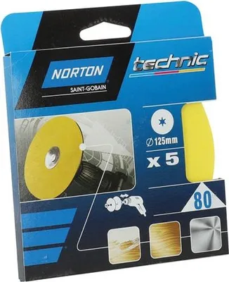Produktbild von Ovale Scheibe 125x12 Körnung 80 - Norton