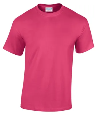 Image de Gildan - T-shirt pour hommes/femmes unie FK3080 (L) (rose vif)